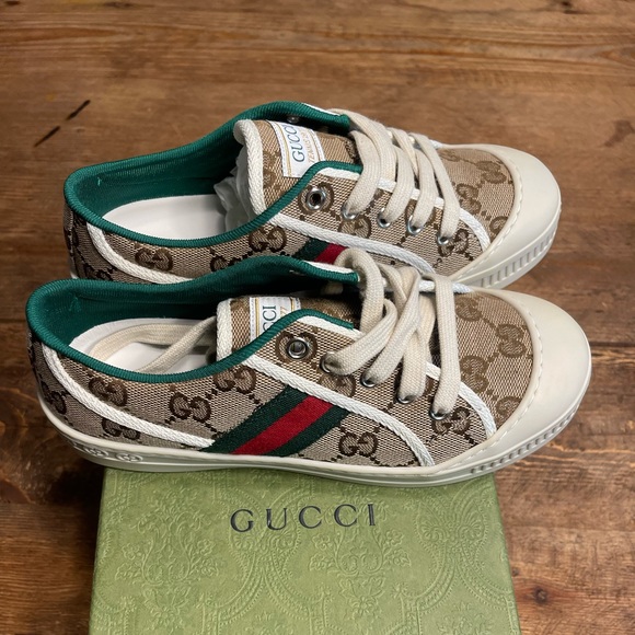 Gucci Children’s Sneakers ACE GG SUPREME Sold Out size 33/2 - Picture 5 of 6
